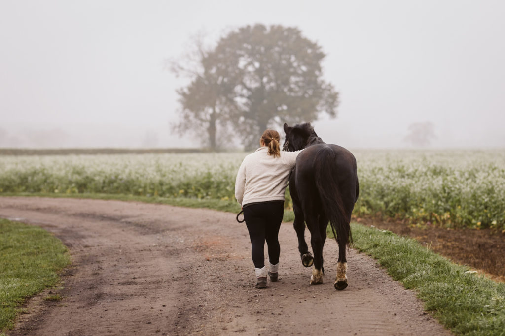 A walk to remember - a mum takes one final walk with her childhood pony 