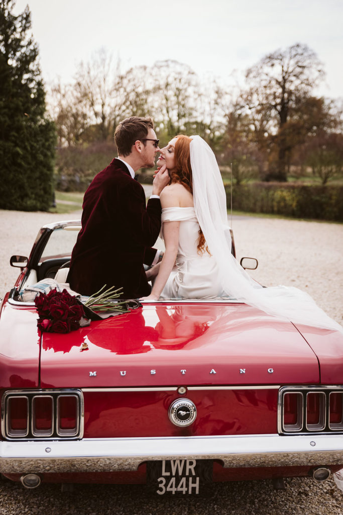 Golden hour wedding photos at a stunning North Yorkshire Wedding venue