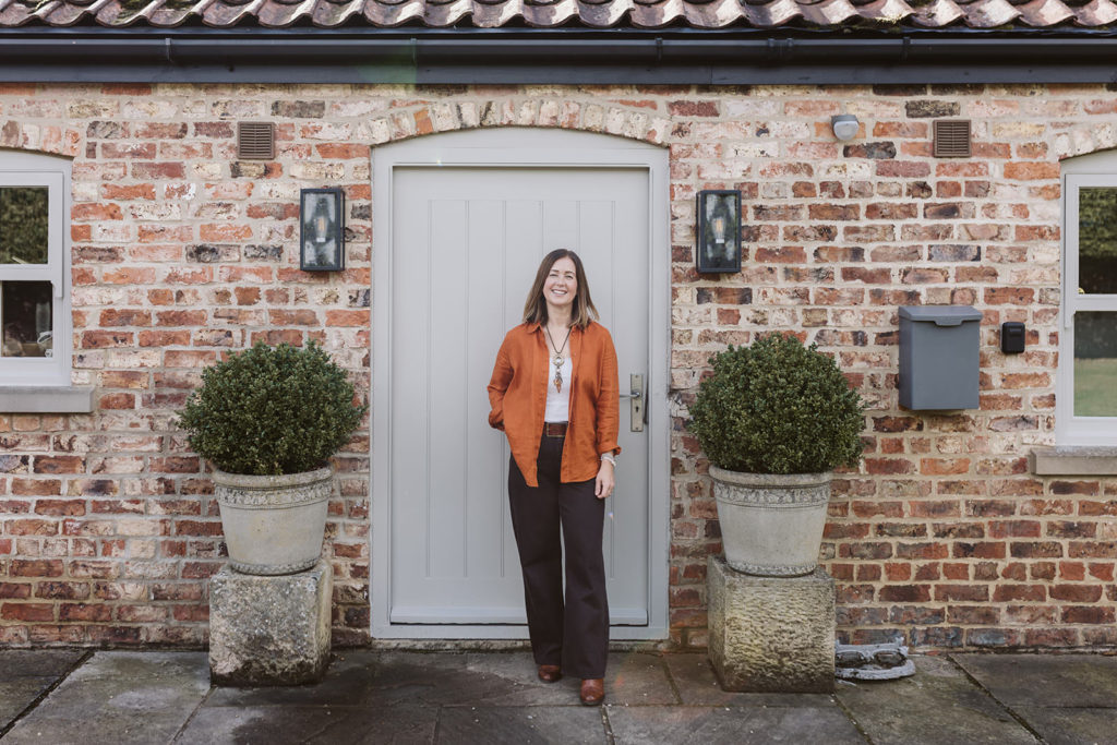 Natural brand photography for camera shy female business owner