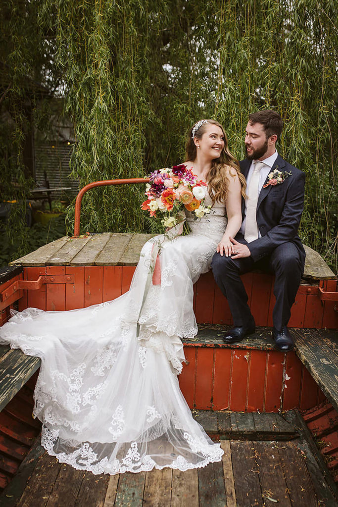 Outdoor Yorkshire wedding venue with relaxed festival-style vibe
