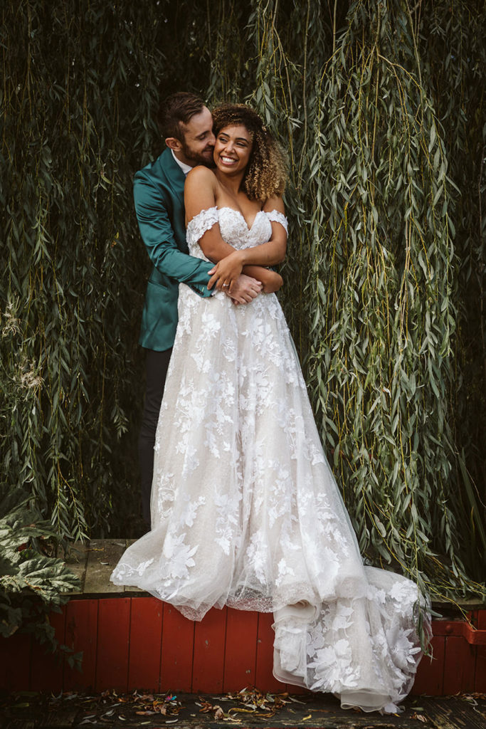 Relaxed couple portraits at Skipbridge Country weddings