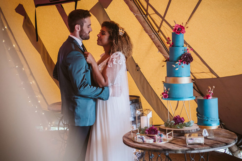 Candid dancefloor moments at colourful Yorkshire wedding