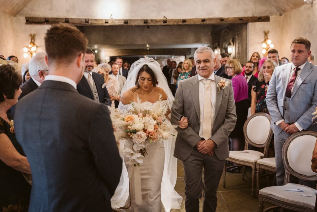 The ceremony room at Le Petit Chateau