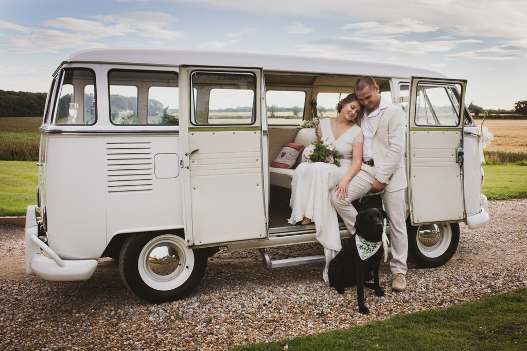 Dogs at weddings - Priory Barns