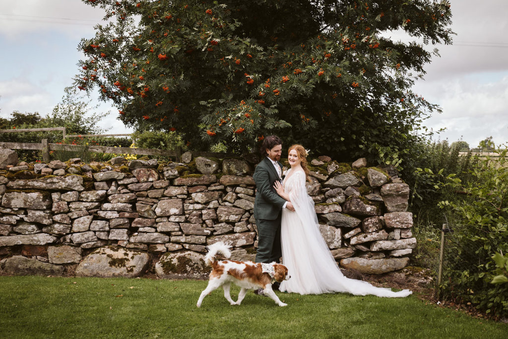 Dogs at weddings - Blencowe Hall