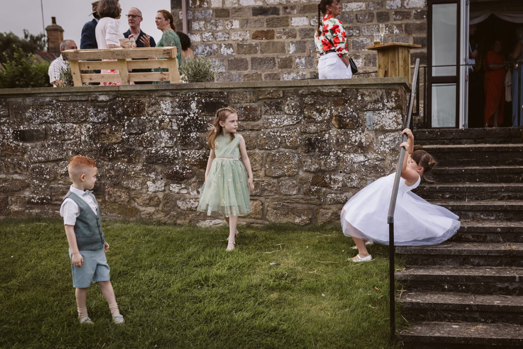 East Keswick Village Hall has plenty of outside space to keep the guests entertained