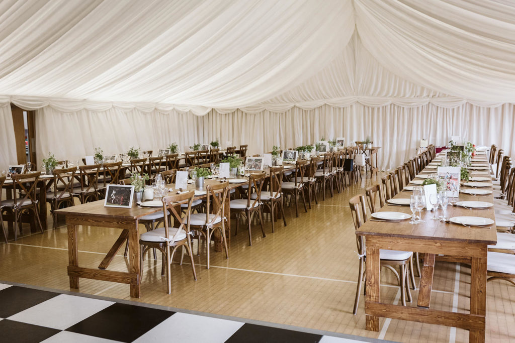 East Keswick Village Hall is a fab blank canvas space for your wedding reception.