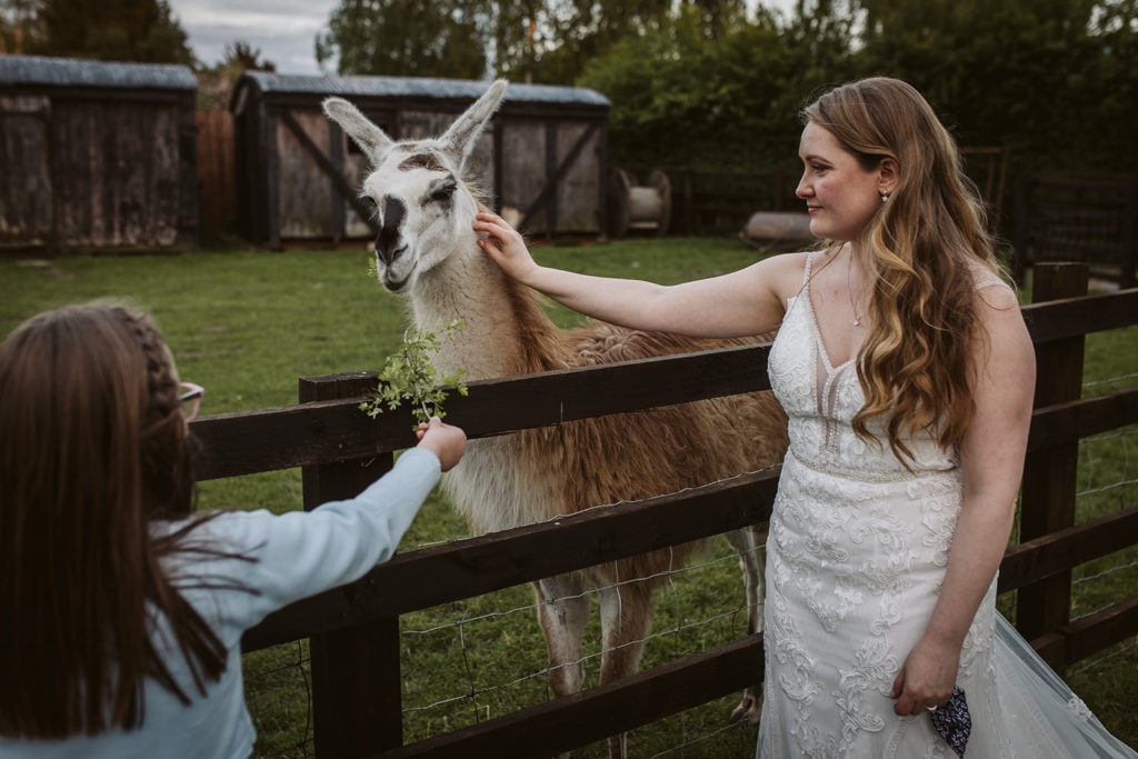 Outdoor farm wedding