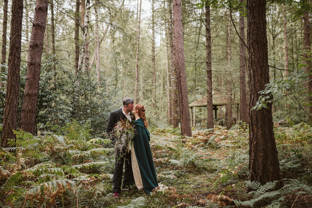 Beautiful woodland outdoor wedding at Camp Katur