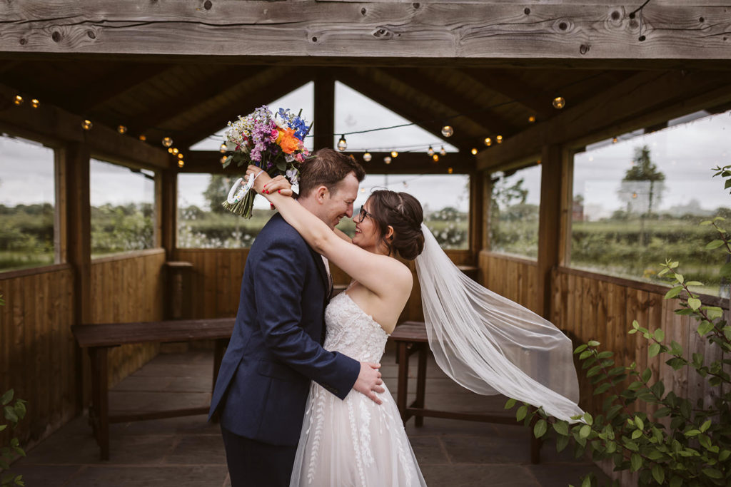 Joyful wedding celebration at The Beverley Barn