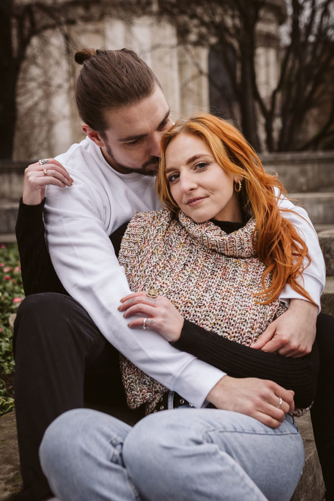 London pre-wedding shoot close to St Pauls