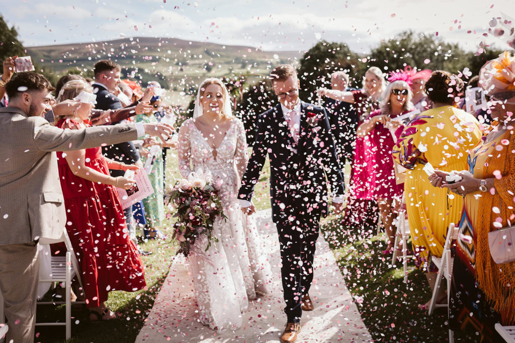 Confetti moments at the Saddle Room