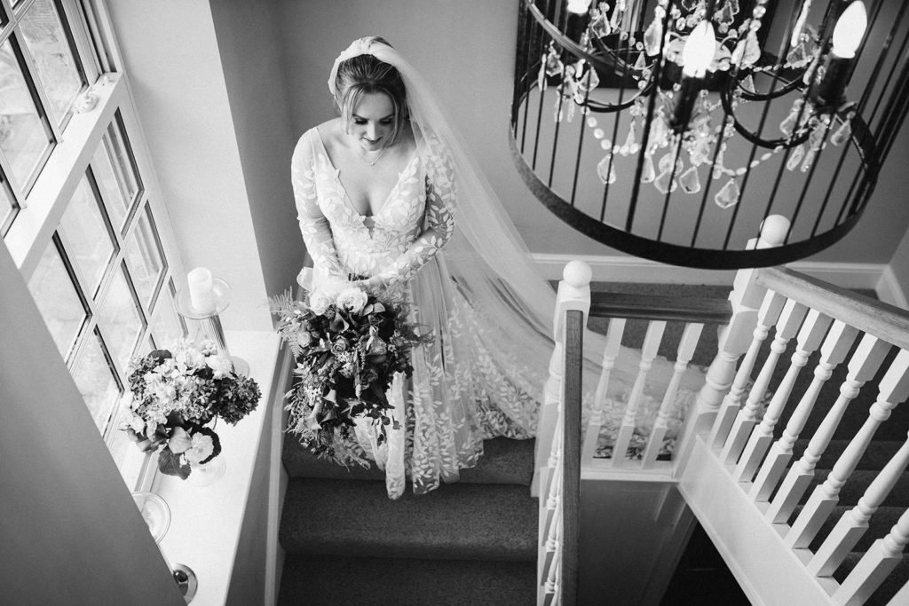 The Bride ready for her big moment