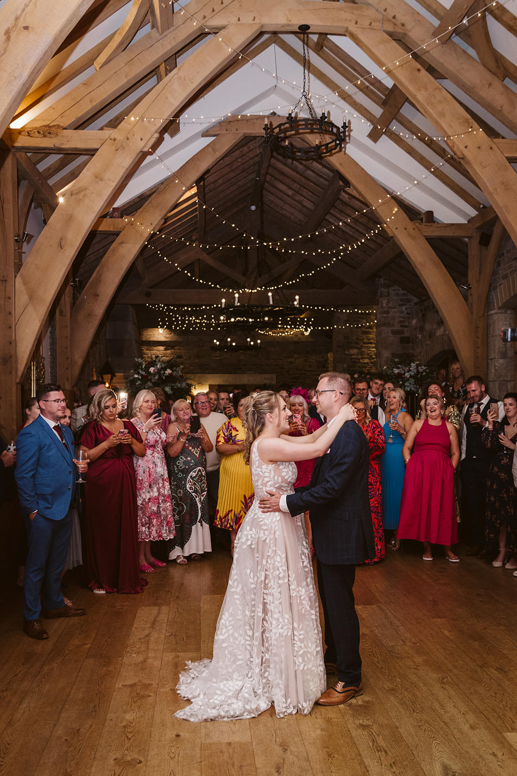 The first dance in the stunning Saddle Room