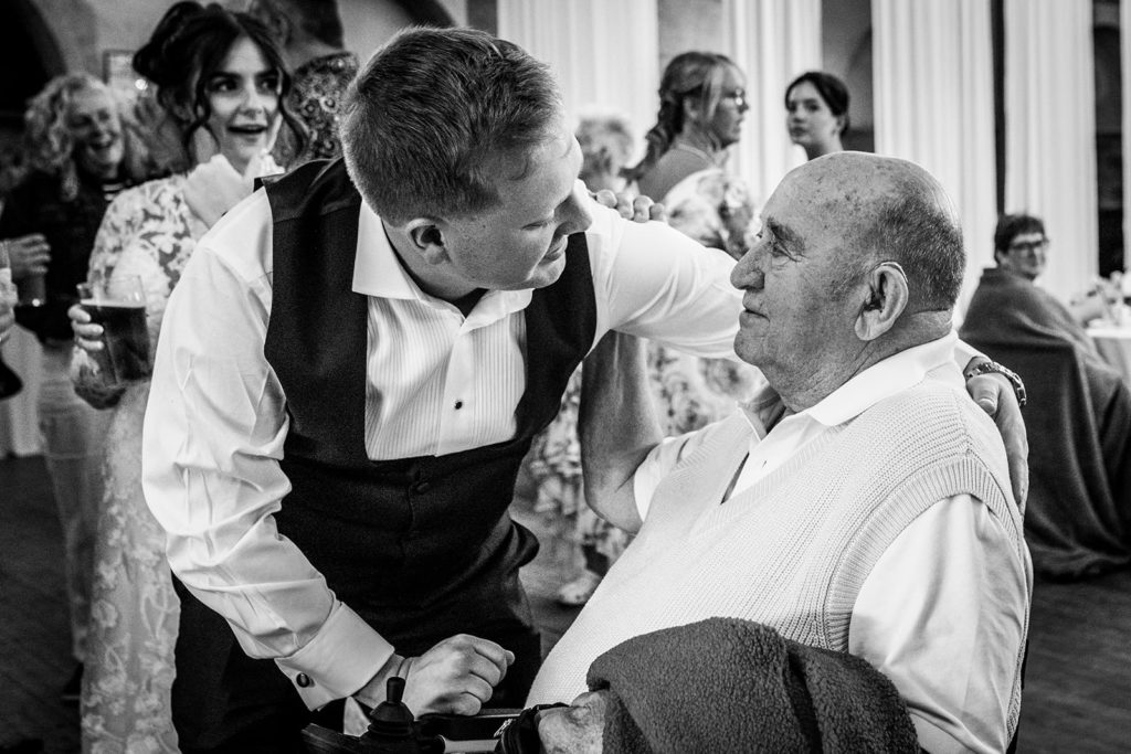 The Groom and his grandfather.