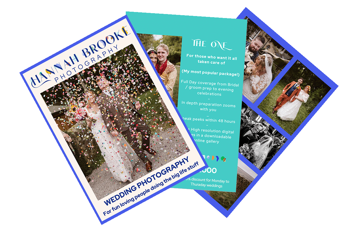 Hannah Brooke Photography Wedding Brochure