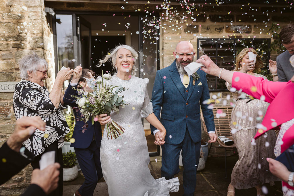 Confetti moments at Yorebridge House