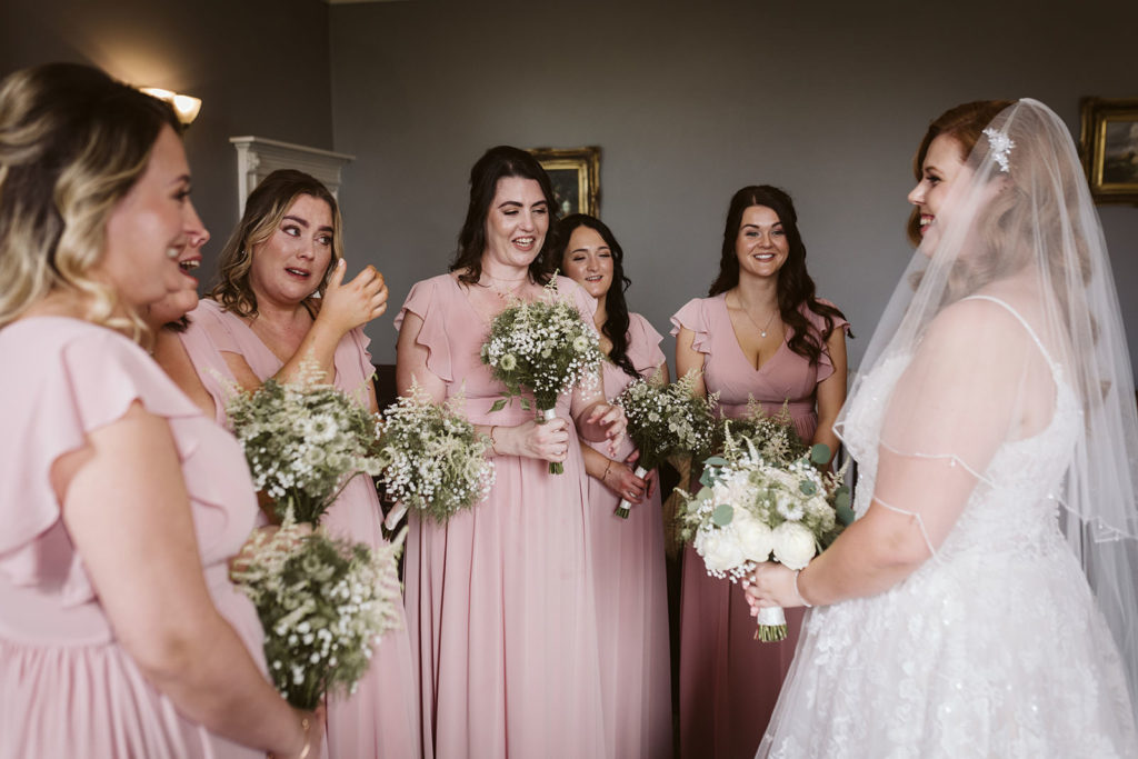 Emotional bridesmaids