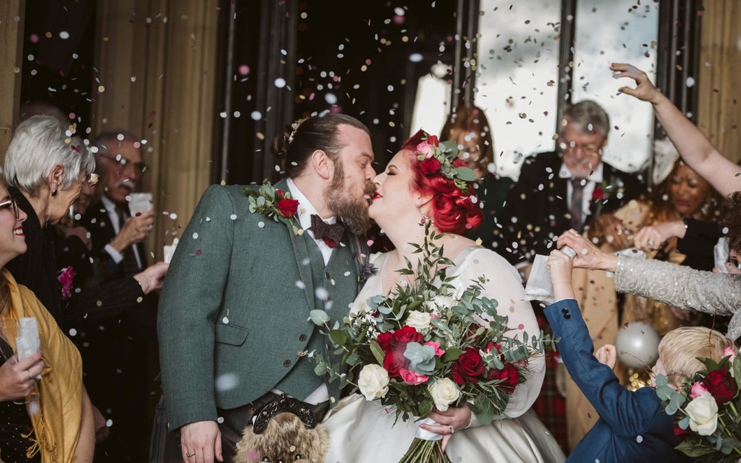 Rebecca & Stu’s Winter Wedding at Allerton Castle